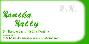 monika mally business card